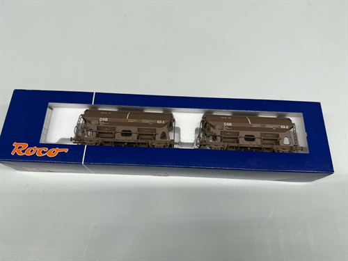 Roco 66020 DSB litra Tdgrrs- selvømmervognsæt. (BRUGT)