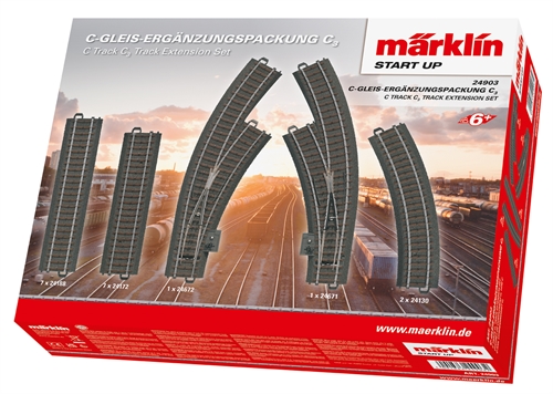Märklin 24903 C skinne udvidelsessæt C3