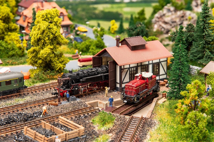 Faller 222104 Segmentdrejeskive med remise, ep II, Spor N