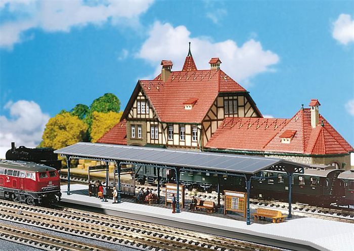 Faller 222164 Overdækket perron, ep I, SPOR N, 