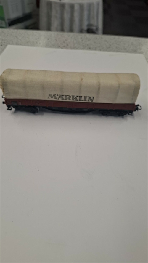Marklin 4517 Lavsidevogn med presenning (BRUGT)