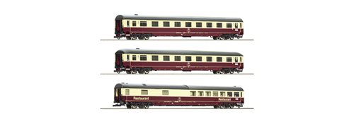 Roco 74096 Tre-delt passagervognssæt "Christoforus-Express", DB, ep IV. H0 NYHED 2020