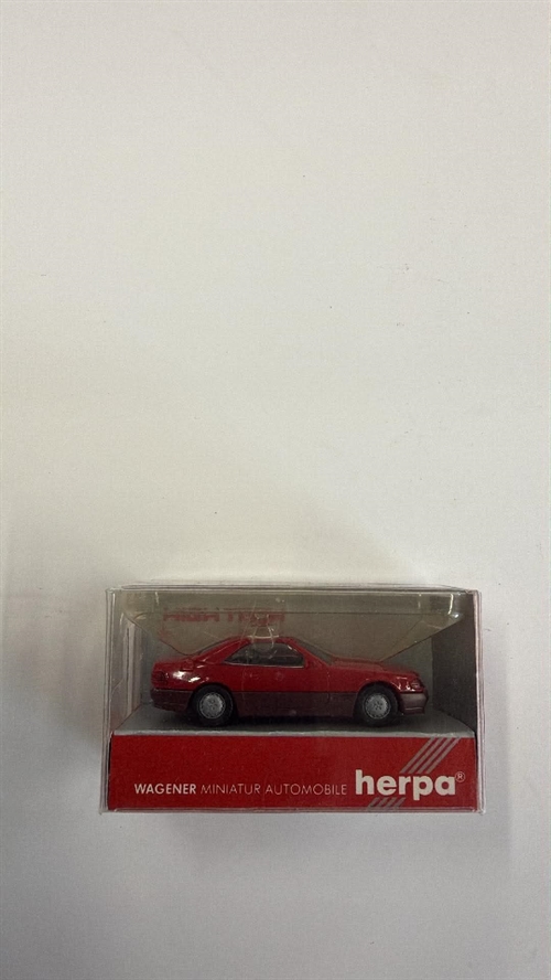 Herpa 025164 Mercedes 500SL, rød, H0