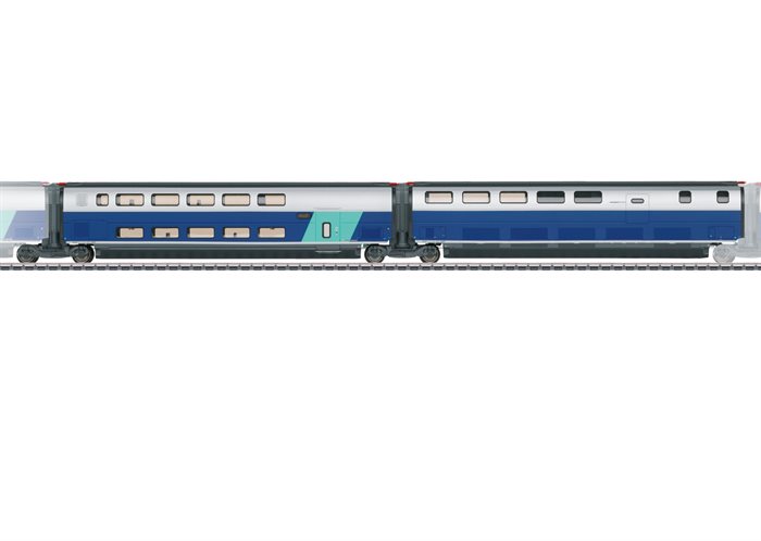 Märklin 43443 Udvidelsessæt 3 til TGV Euroduplex SNCF, ep VI, KOMMENDE NYHED