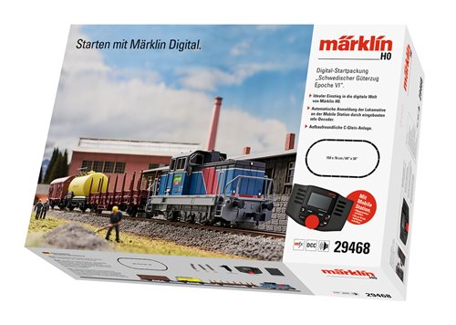 Märklin 29468 Digitalt startsæt, "Svensk Godstog" ep VI, H0