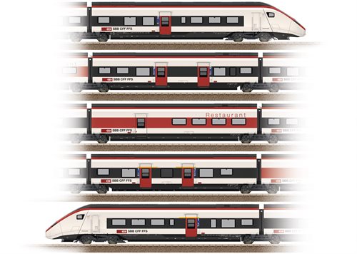 Trix 25810 Hochgeschwindigkeits-Triebzug RABe 501 Giruno NYHED 2022