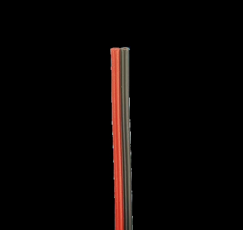 Brawa 32380 Flad kabel rød/sort, 0,75 mm2, 15 m
