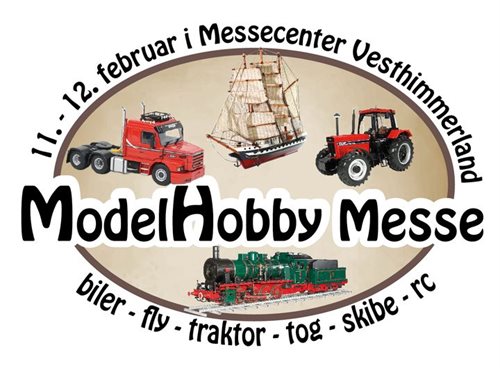 Modelhobbymesse i Messecenter Vesthimmerland, Aars d. 11-12 februar kl 10-16