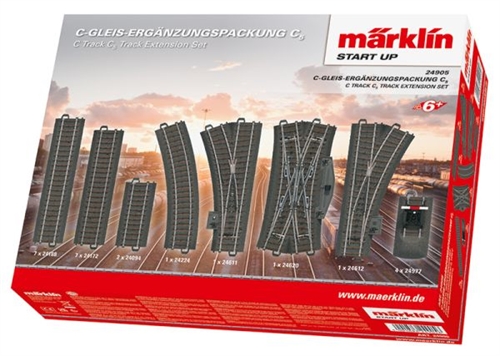 Märklin 24905 C skinne udvidelsessæt C5