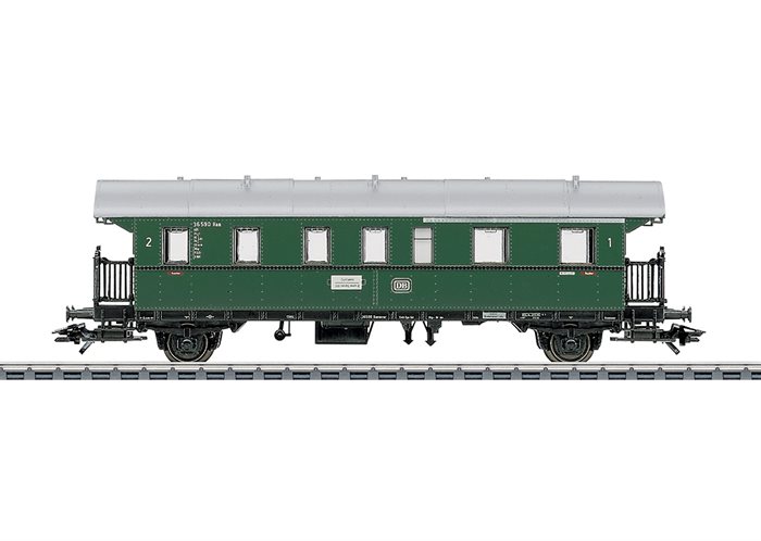 Märklin 4313 2 akslet passagervogn \'\'Donnerbüchse\'\' type Abi 1. & 2. , DB, ep III