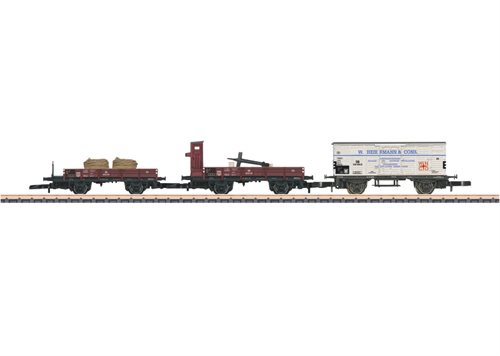 Märklin 86582 Güterwagen-Set. Bestehend aus 3 verschiedenen Wagen