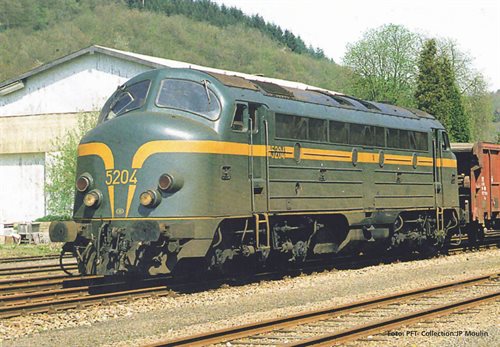 Piko 52489 Diesellok Serie 52 SNCB IV, inkl. PIKO Sound-Decoder AC-LYD KOMMENDE NYHED 2022