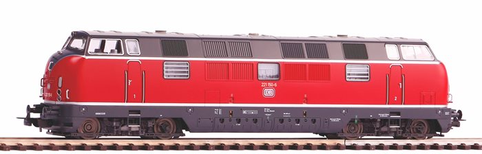 Piko 52615 Diesellok BR 221 DB IV, inkl. PIKO Sound-Decoder DCC-LYD KOMMENDE NYHED 2022