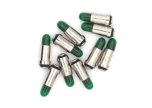 Märklin E602020 Glødepære, grøn 16 volt 35 mA (10 stk)