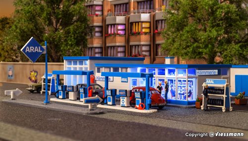 Kibri 38541 Aral Tankstation, H0