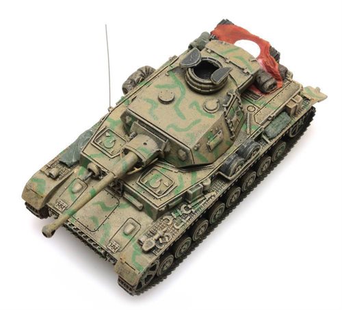 Artitec 387.320 Panzer kampvogn IV, F-2 camo bemaling, 2. verdenskrig, H0 NYHED 2017