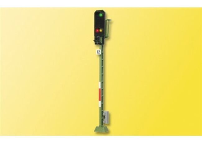 Viessmann 4012 Indkørselssignal med 3 lysdioder rød, gul og grøn. H0