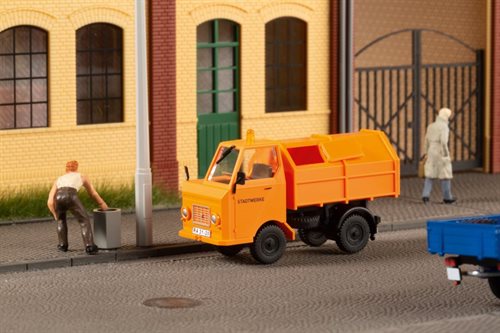 Auhagen 41672 Multivogn M22 med affaldscontainer, H0