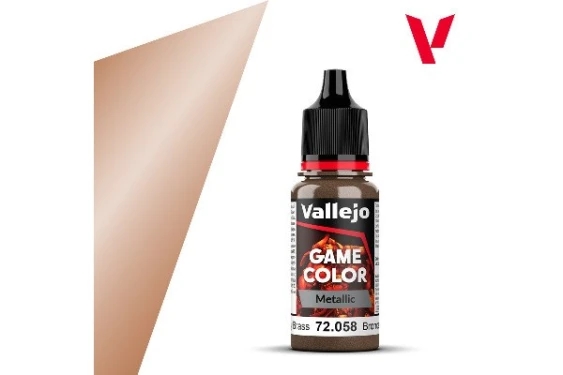 Vallejo 72058 Game Color Metallic Brassy brass 18ml (127)