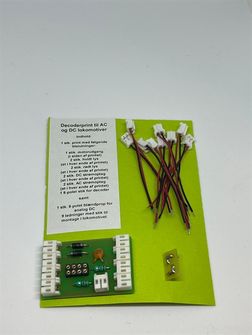 SMT 5013 Dekoderprint til AC/DC lokomotiver