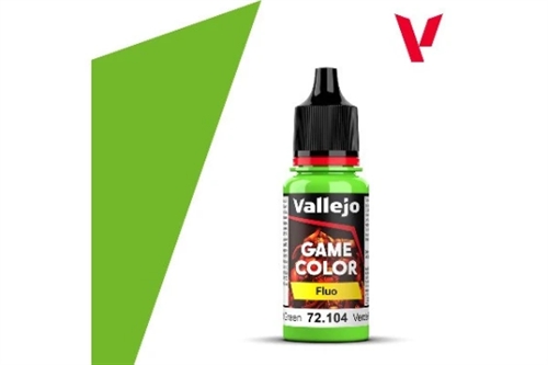 Vallejo 72104  Fluorescent green 18ml (107)