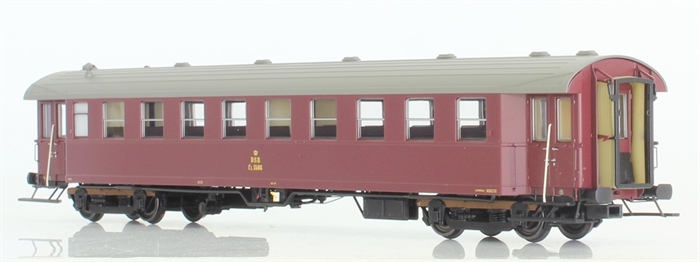 Dekas 876143 DSB CL 1508, gråt tag, moderniseret toiletvindue, ca 1962-66 