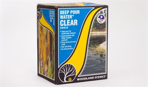 Woodland Scenics 4510 Deep Pour Water, klar,  NYHED 2017