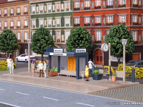 Vollmer 45154 Busstoppested med LED-belysning