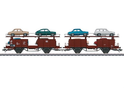 Märklin 46129 Autotransport vognsæt ,ed VW privatbiler, DB, ep IV