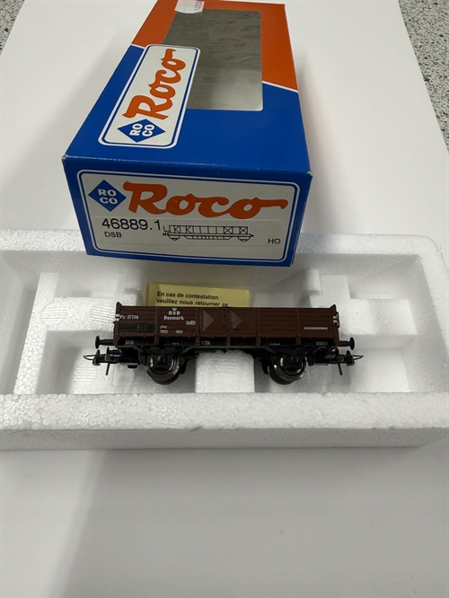 Roco 46889.1 DSB Åben godsvogn, (BRUGT)