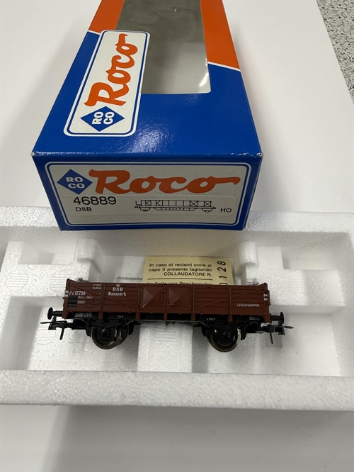 Roco 46889 DSB Åben godsvogn, (BRUGT)