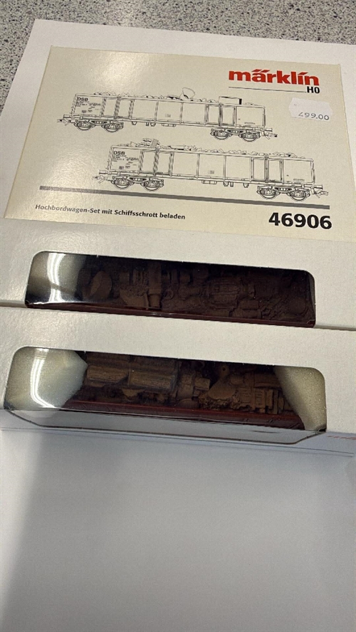 Märklin 46906 Vognsæt med skibsskrot, DSB (BRUGT)