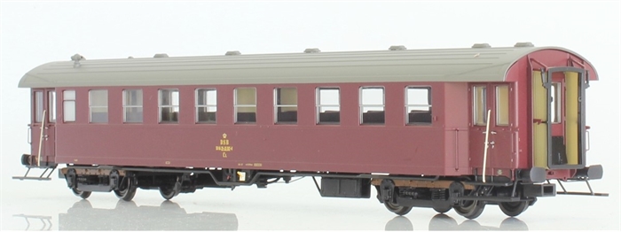 Dekas 876146 DSB CL 50 86 29-25 507-8, gråt tag, moderniseret toiletvindue, ca 1967-80 