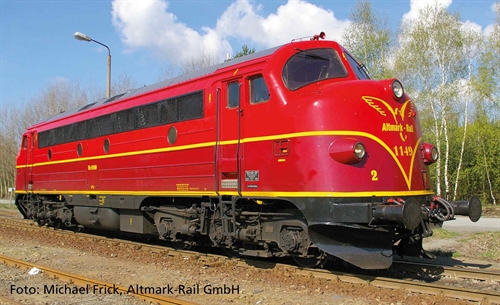 Piko 52505 Sound Diesel Lokomotiv NoHAB 1149 Altmark-Rail VI, inkl. PIKO Sound Decoder KOMMENDE NYHED 2024