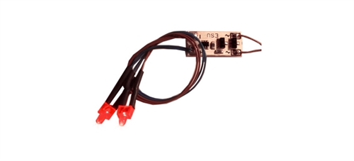 ESU 50705 Gauge H0 baglygte, 2 LED, "Rød"