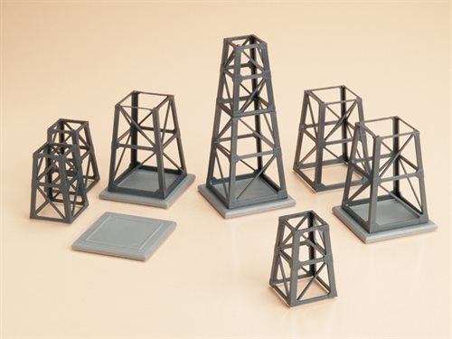 Auhagen 48640 stålkonstruktionselementer koniske, H0/TT