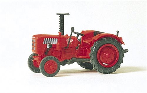 Preiser 17934 Traktor, rød, byggesæt, H0