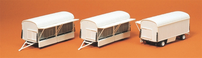 Preiser 20007 Dyretransportvogne, 3 stk, H0