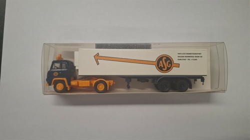 Brekina B99-2 Scania-Vabis lastbil med køletrailer (BRUGT)