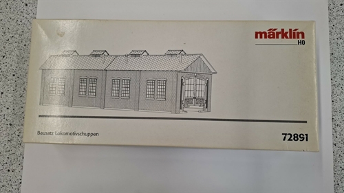 Märklin 72891 Byggesæt Lokomotivstall (BRUGT) 