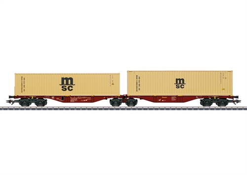 Märklin 47816 Dobbelt containervogn Sggrss 80