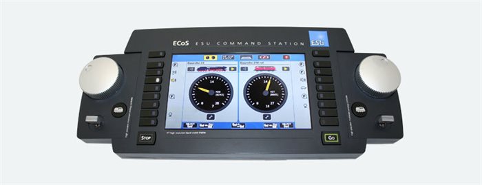 ESU 50210 Kontrolcenter med farveskærm samt 150 watt transformator 6 AMP. VERSION NYHED 2017