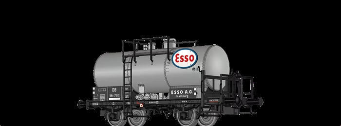 Brawa 50850 Tankvogn 2-akslet Z[P] "Esso" DB, KOMMENDE NYHED 2024