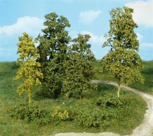 Heki 1671 Løvtræer og buske, mellemgrønne, 15 stk
