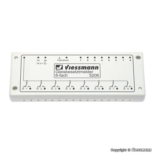 Viessmann 5206 Skinnebesættelsesmelder, 8-fags