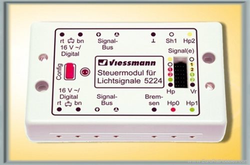 Viessmann 5224 Styremodul for lyssignal med indbygget dekoder for MM / DCC