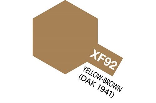 Tamiya XF 92 YELLOW-BROWN DAK 1941, 10 ml NYHED