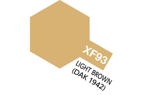 Tamiya XF 93 LIGHT BROWN DAK 1942, 10 ml NYHED