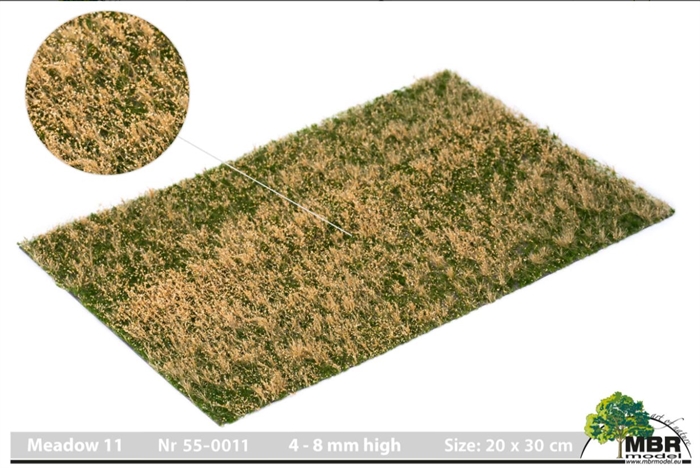 MBR 55-0011 Græsmåtte, Eng, 4-8 mm, str 20 x 30 cm