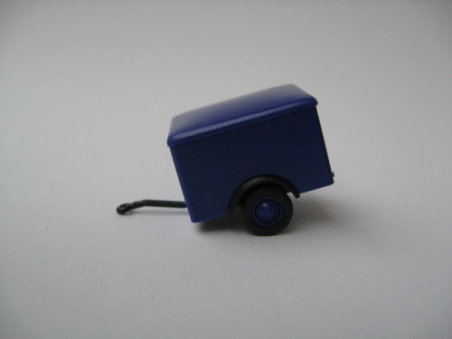 Brekina 55914 En-akslet anhænger, blå/sort, H0